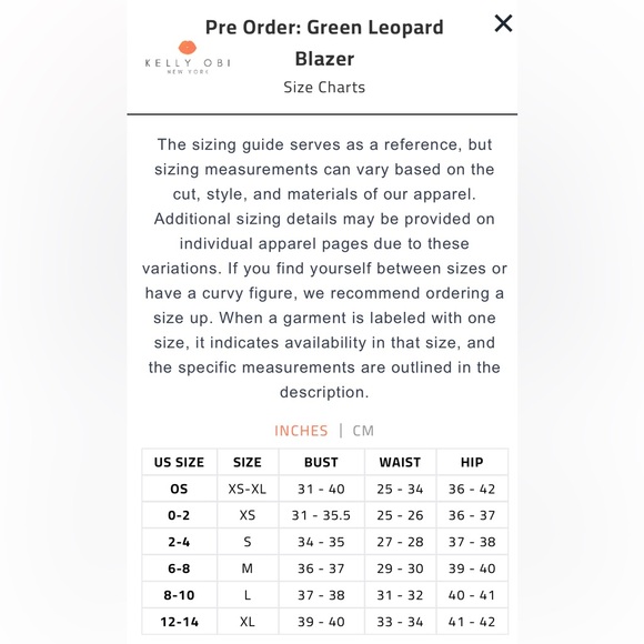 KELLY OBI || Green & Black Leopard Print Blazer. Sz. XS/S - Picture 12 of 14